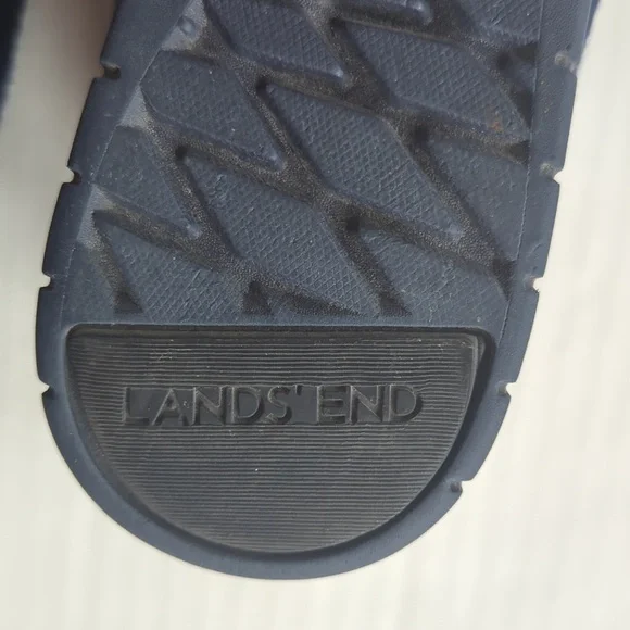 Lands' End Comfort Step Wool Slip-On Loafer Shoe Size 7.5B Blue - Picture 11 of 13